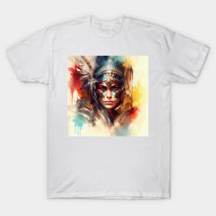 Powerful Warrior Woman #5 T-Shirt